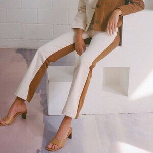 Paloma Wool Dax Two Tone Pants - Tan